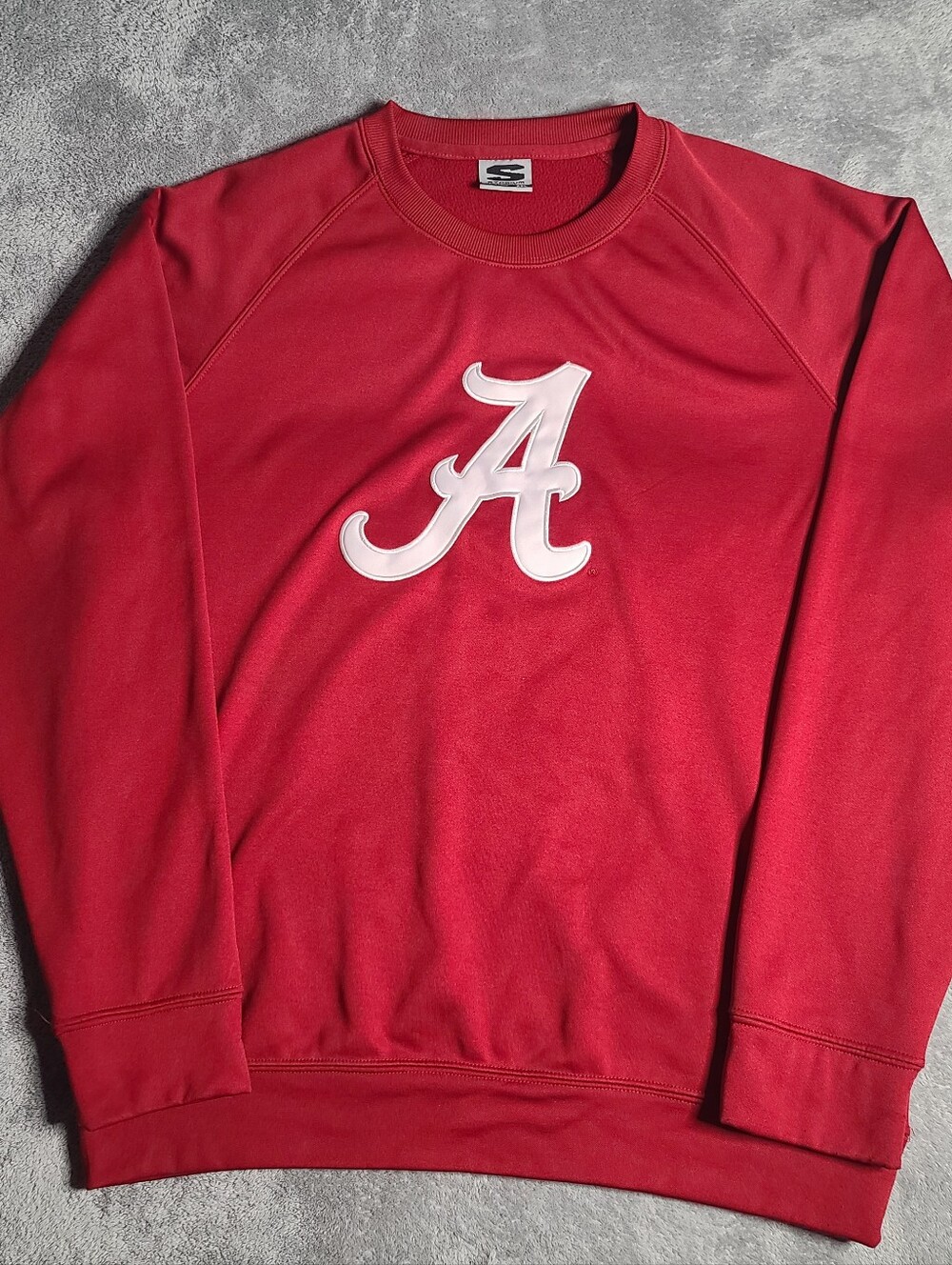 Stadium Athletics Mens Sz XXL Alabama Crimson Tide Crewneck Sweatshirt Red Patch